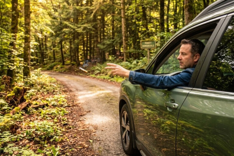 Jeter un mégot en voiture : un geste anodin aux conséquences dramatiques